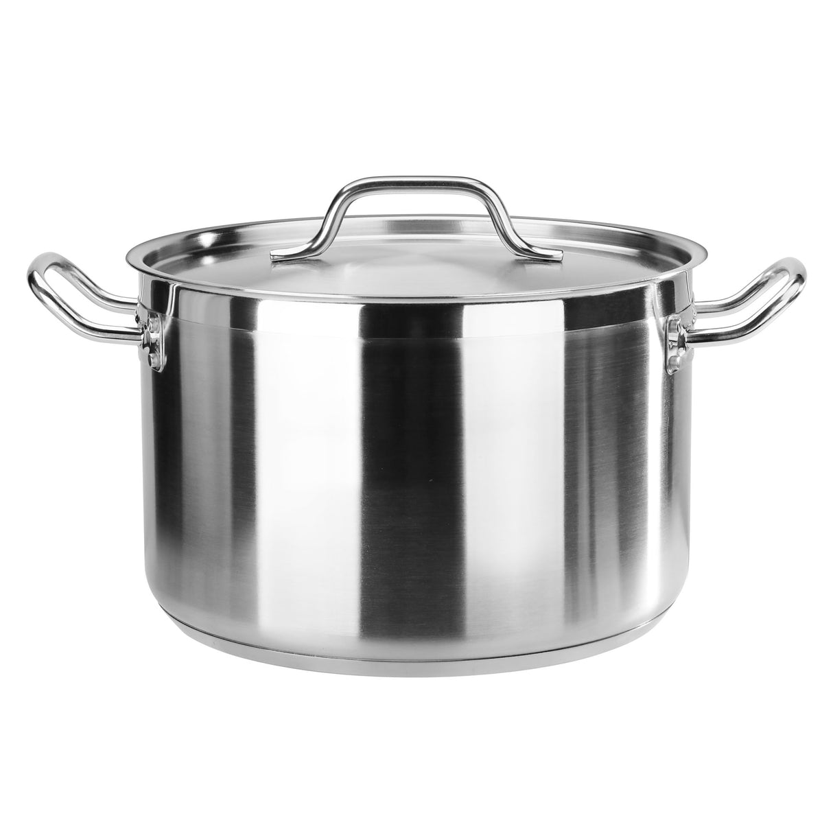 STAINLESS STEEL STOCK POT WITH COVER