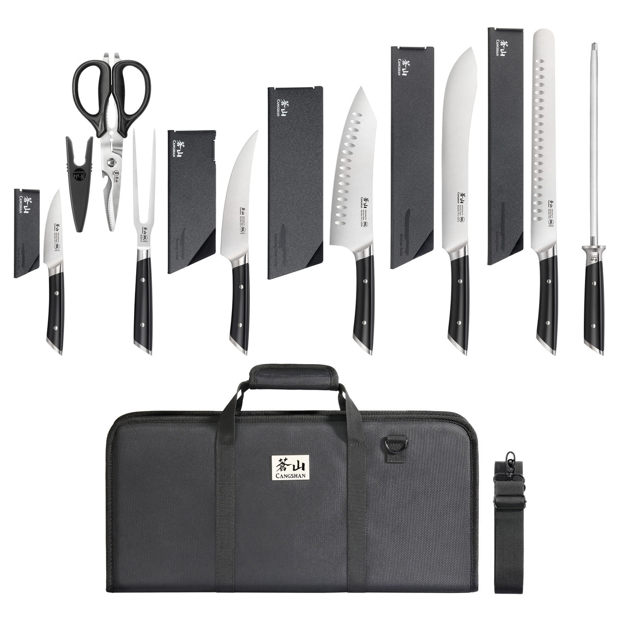 HELENA 9-PIECE BBQ KNIFE BAG SET