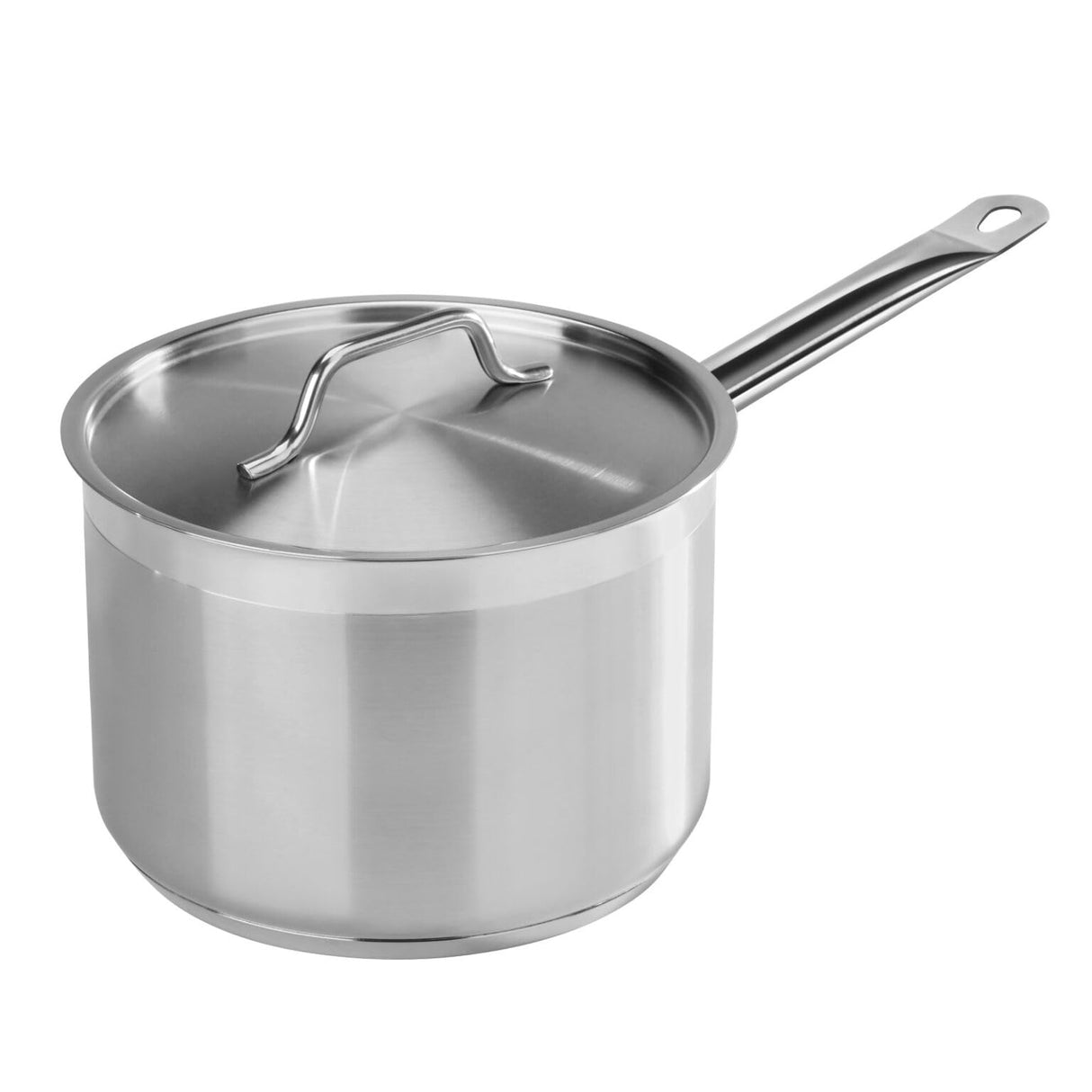 STAINLESS STEEL SAUCE PAN WITH COVER
