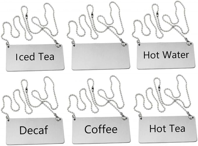 STAINLESS STEEL CHAIN SIGNS, FULL SET