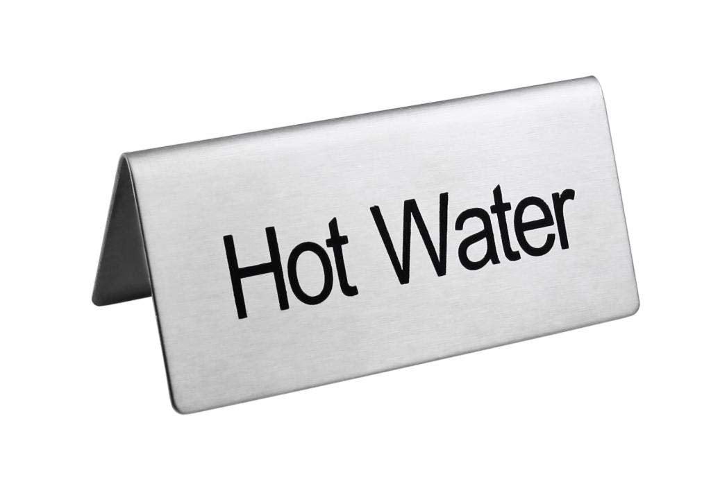 TENT SIGN, "HOT WATER"