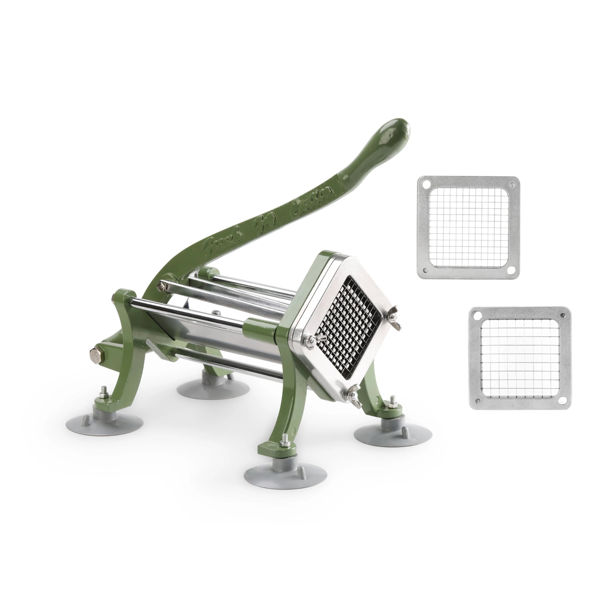 1/4" + 3/8" FRY CUTTER SET WITH SUCTION FEET