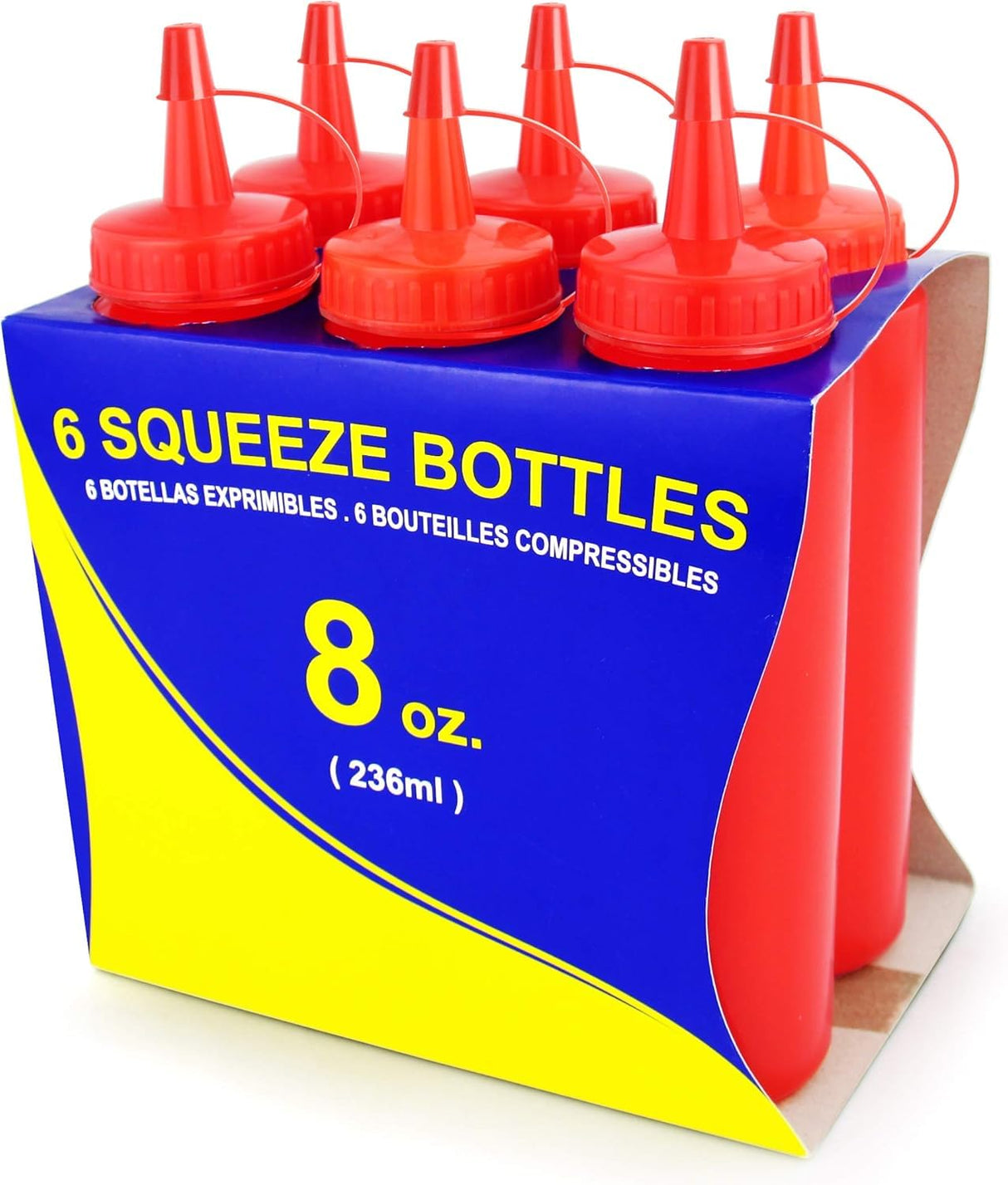 6-PACK SQUEEZE BOTTLES