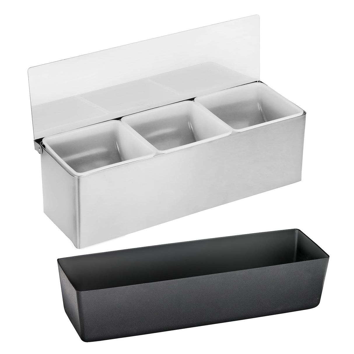3-COMPARTMENT CONDIMENT ORGANIZER