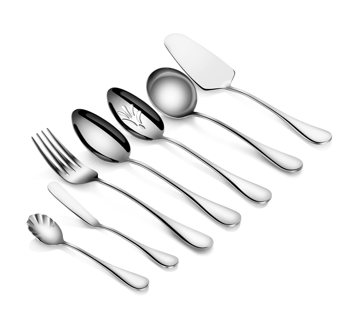 RAIN 18/10 STAINLESS STEEL 7-PIECE HOSTESS SET