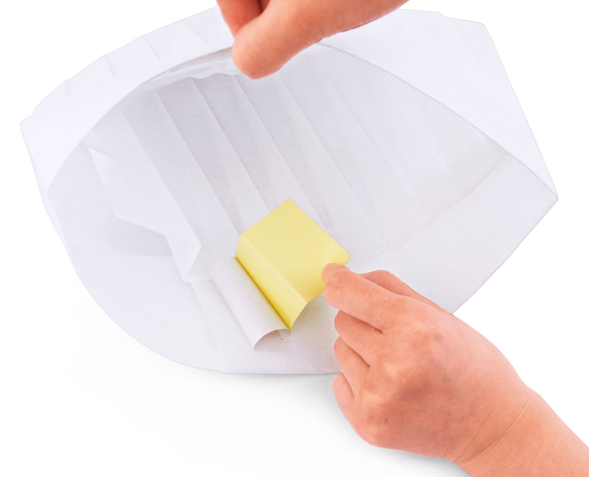 FLAT DISPOSABLE CHEF HAT
