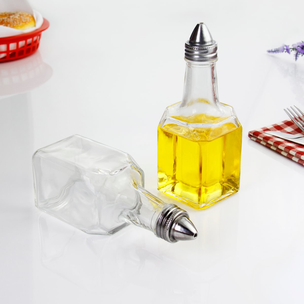 OIL & VINEGAR CRUET - 6 OZ