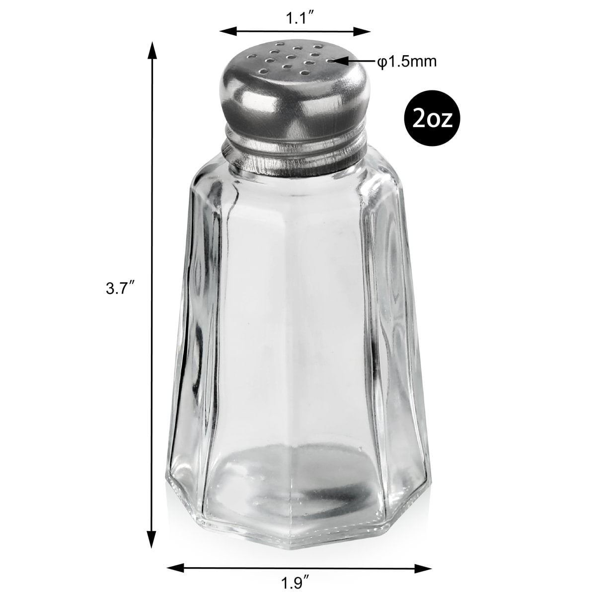 MUSHROOM TOP PANEL SHAKER - 2 OZ
