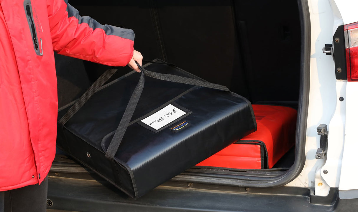 PIZZA DELIVERY BAG, BLACK