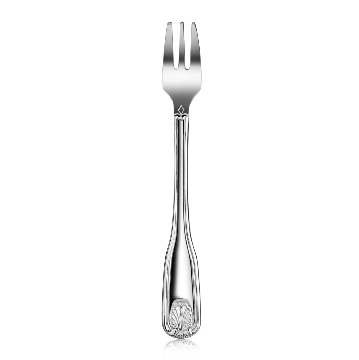 SHELL 18/0 STAINLESS STEEL OYSTER FORK