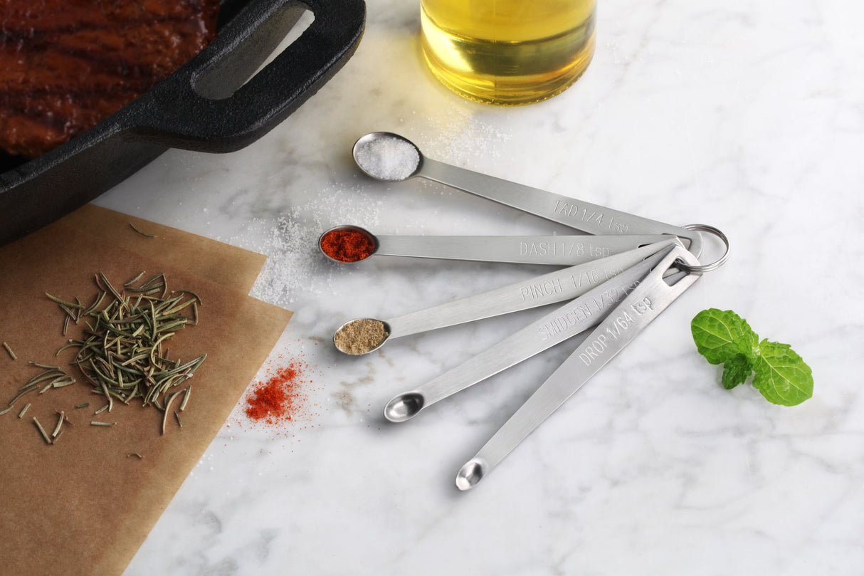 MINI MEASURING SPOONS SET, 5-PC