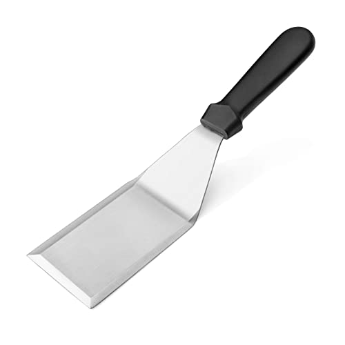 New Star Foodservice 36350 Wood Handle Extra Large Grill Turner/Spatula  with Cutting Edge and 4-Inch Wide Blade, 16-Inch