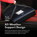 New Star Foodservice 50400 Insulated Pizza Delivery Bag, 24" by 24" by 5", Red