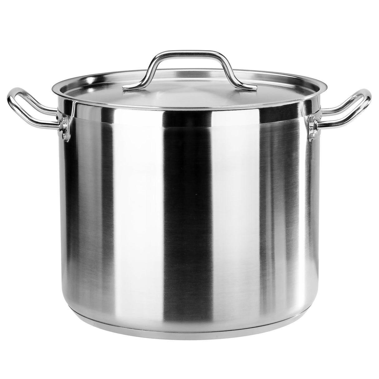 STAINLESS STEEL STOCK POT WITH COVER