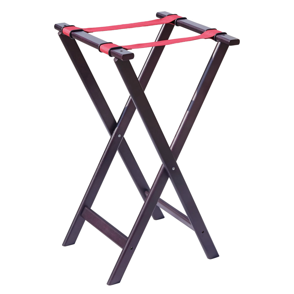 MAHOGANY WOOD TRAY STAND