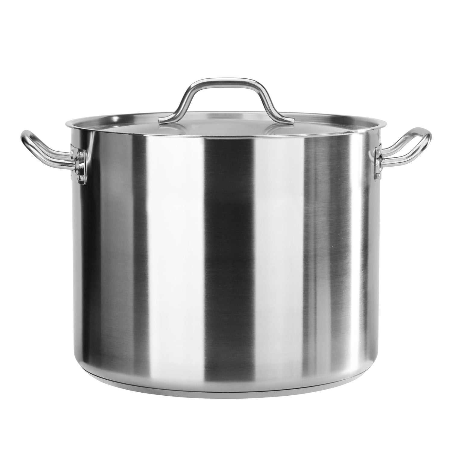 STAINLESS STEEL STOCK POT WITH COVER