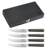 4-PIECE PAKKAWOOD STEAK KNIFE SET