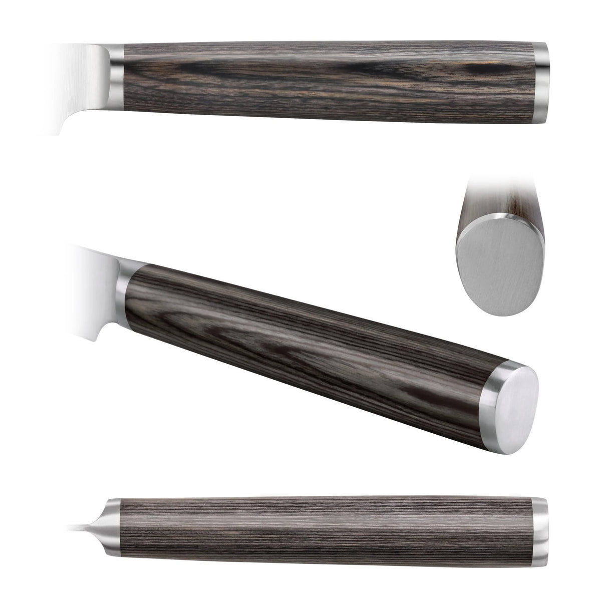 4-PIECE PAKKAWOOD STEAK KNIFE SET
