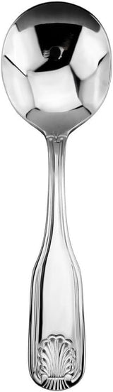 SHELL 18/0 STAINLESS STEEL BOUILLON SPOON