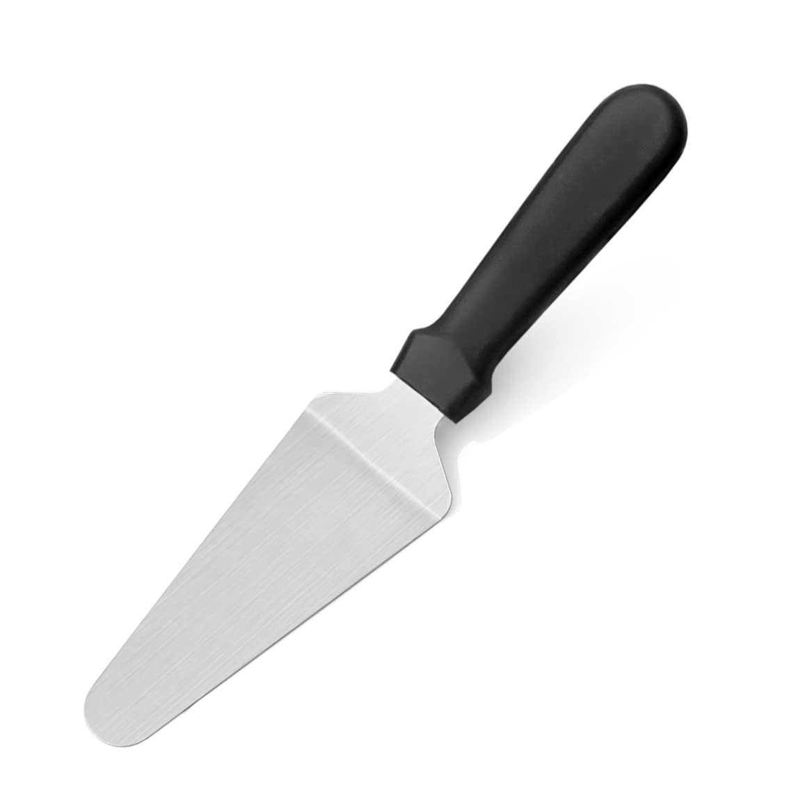 STAINLESS STEEL CAKE SERVER WITH PLASTIC HANDLE