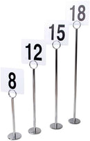 New Star Foodservice 23275 Ring-Clip Table Number Holder/Number Stand/Place Card Holder, 15-Inch, Set of 12