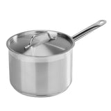 STAINLESS STEEL SAUCE PAN WITH COVER