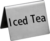 TENT SIGN, "ICED TEA"