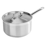 STAINLESS STEEL SAUCE PAN WITH COVER