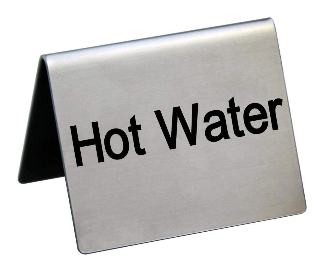 TENT SIGN, "HOT WATER"