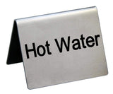 TENT SIGN, "HOT WATER"