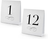 TENTED TABLE NUMBER CARDS