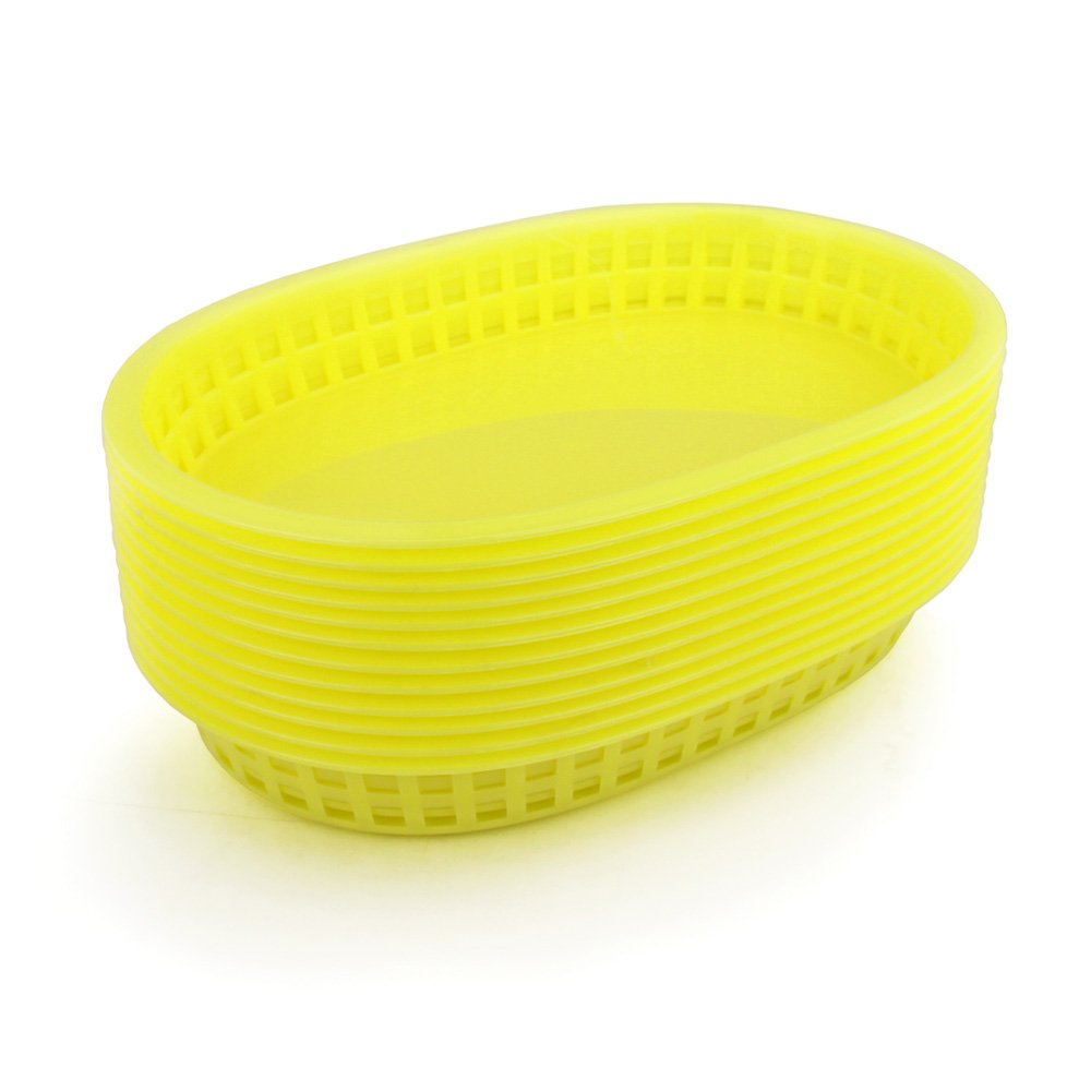 FAST FOOD BASKET, FLAT OVAL