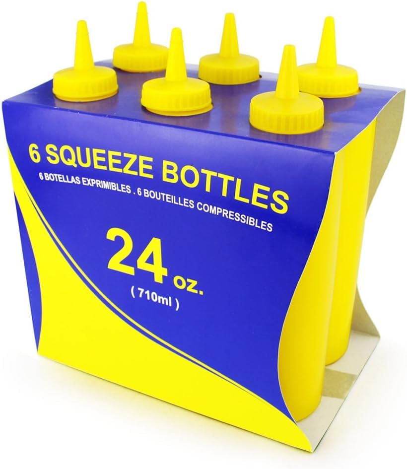 6-PACK SQUEEZE BOTTLES