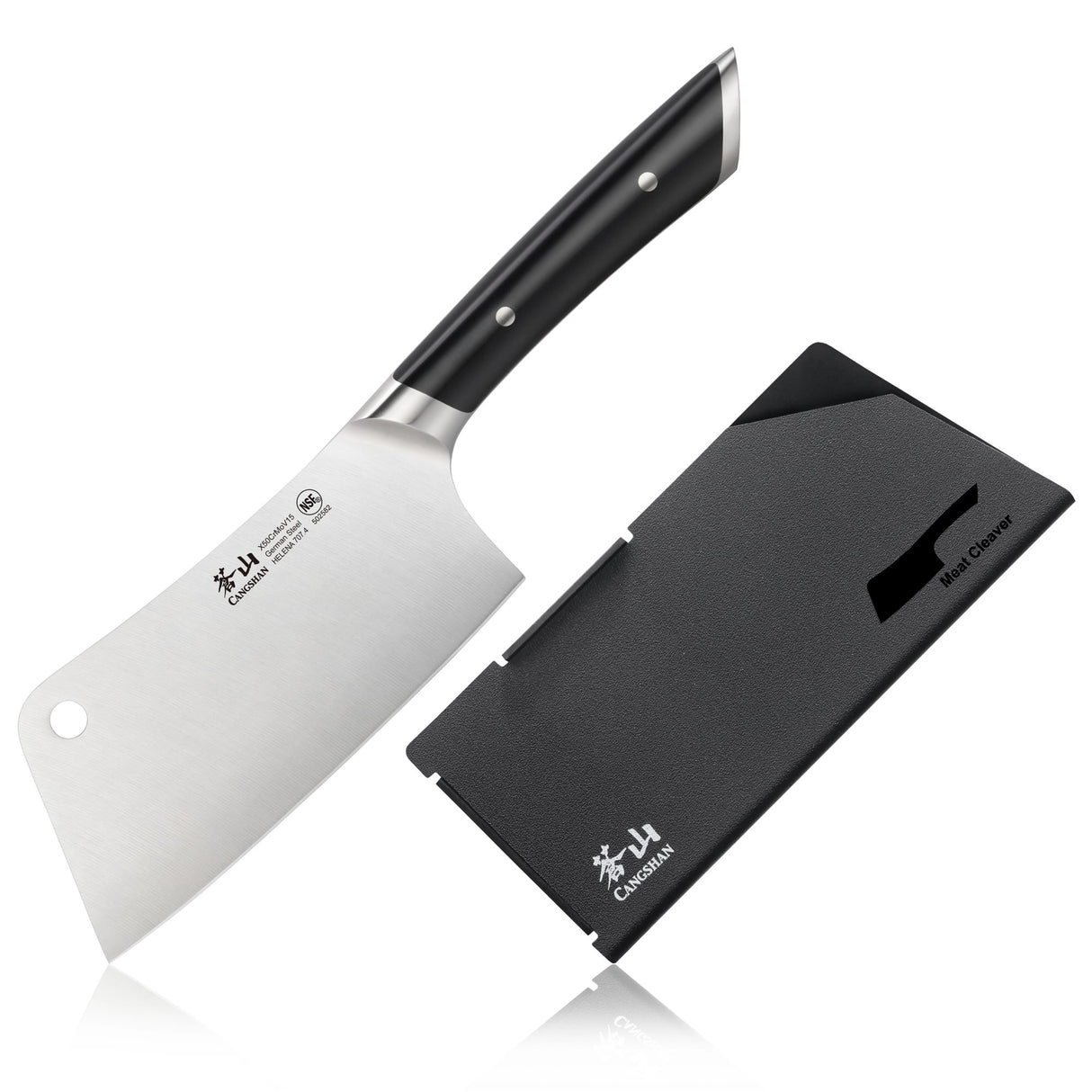 HELENA SERIES 6" MEAT CLEAVER WITH SHEATH