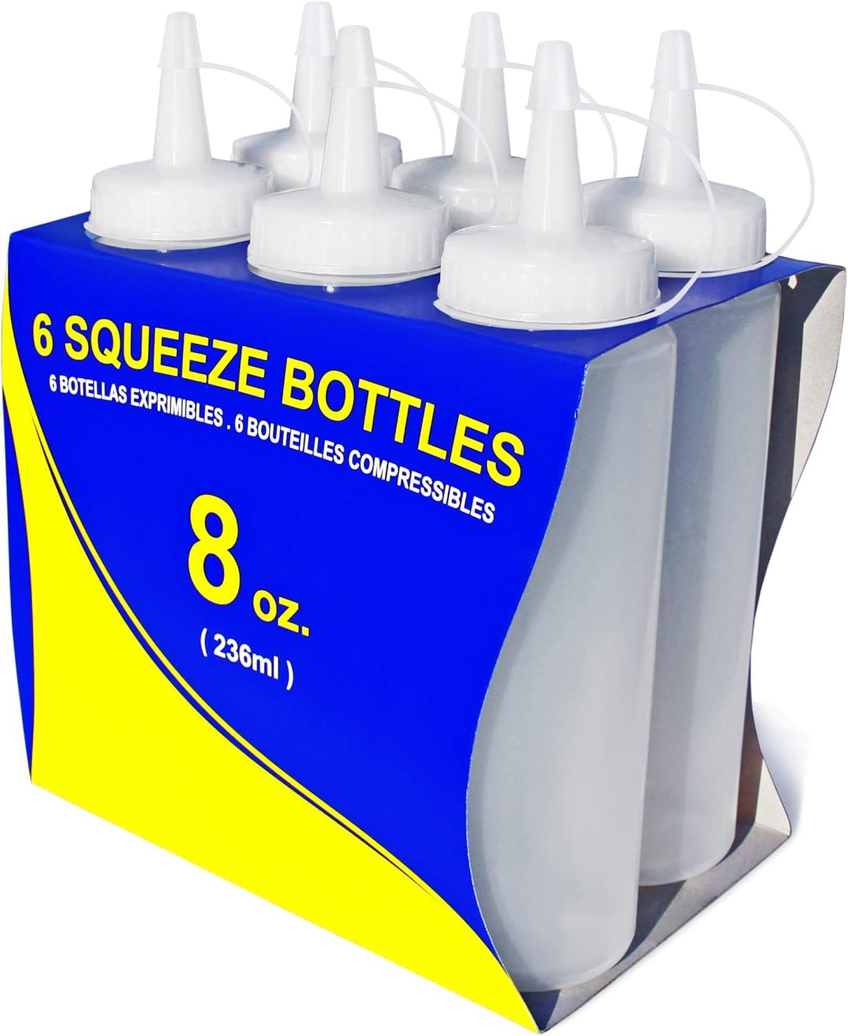 6-PACK SQUEEZE BOTTLES