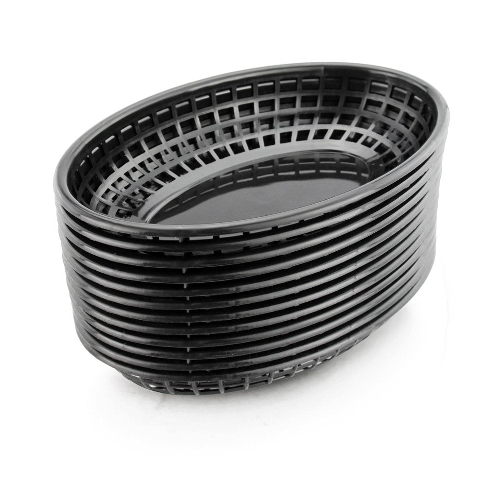 FAST FOOD BASKET, ROUND OVAL