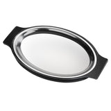 STAINLESS STEEL SIZZLE PLATTER SET