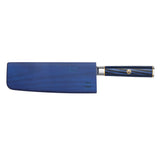 KITA SERIES 7-INCH NAKIRI KNIFE WITH SHEATH, HIGH CARBON X-7 DAMASCUS STEEL