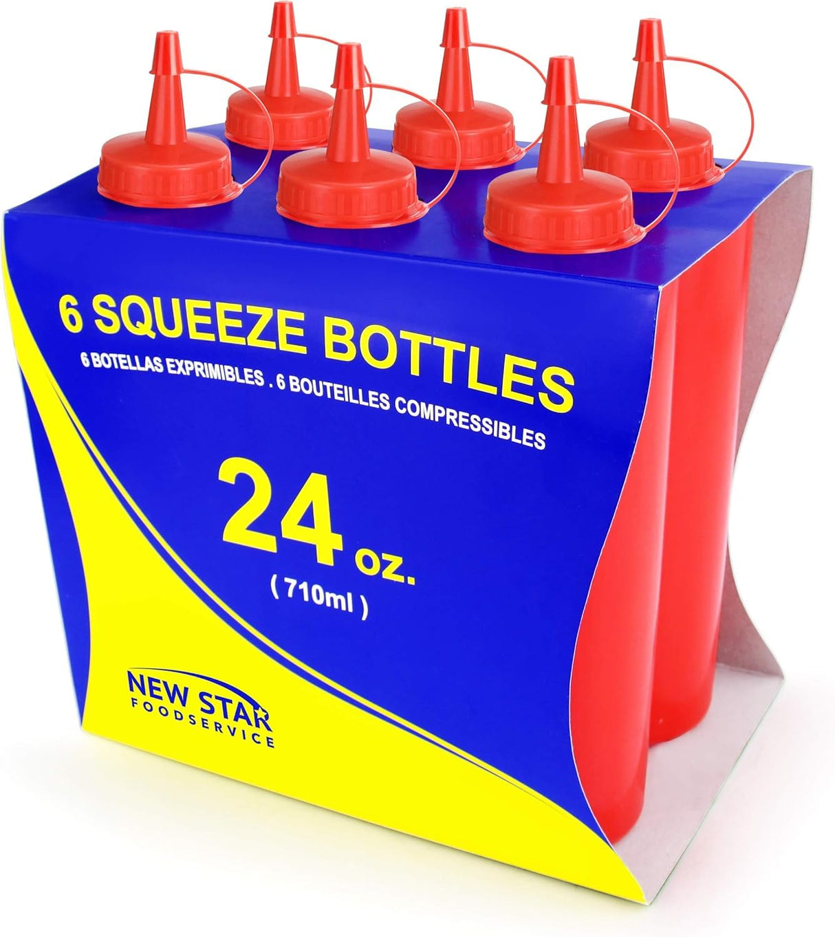 6-PACK SQUEEZE BOTTLES