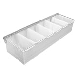 STAINLESS STEEL CONDIMENT ORGANIZER
