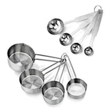 MEASURING CUPS & SPOONS SET, 8-PC
