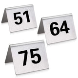 TENT TABLE NUMBERS SET, STAINLESS STEEL