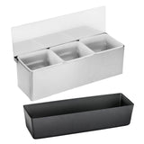 3-COMPARTMENT CONDIMENT ORGANIZER