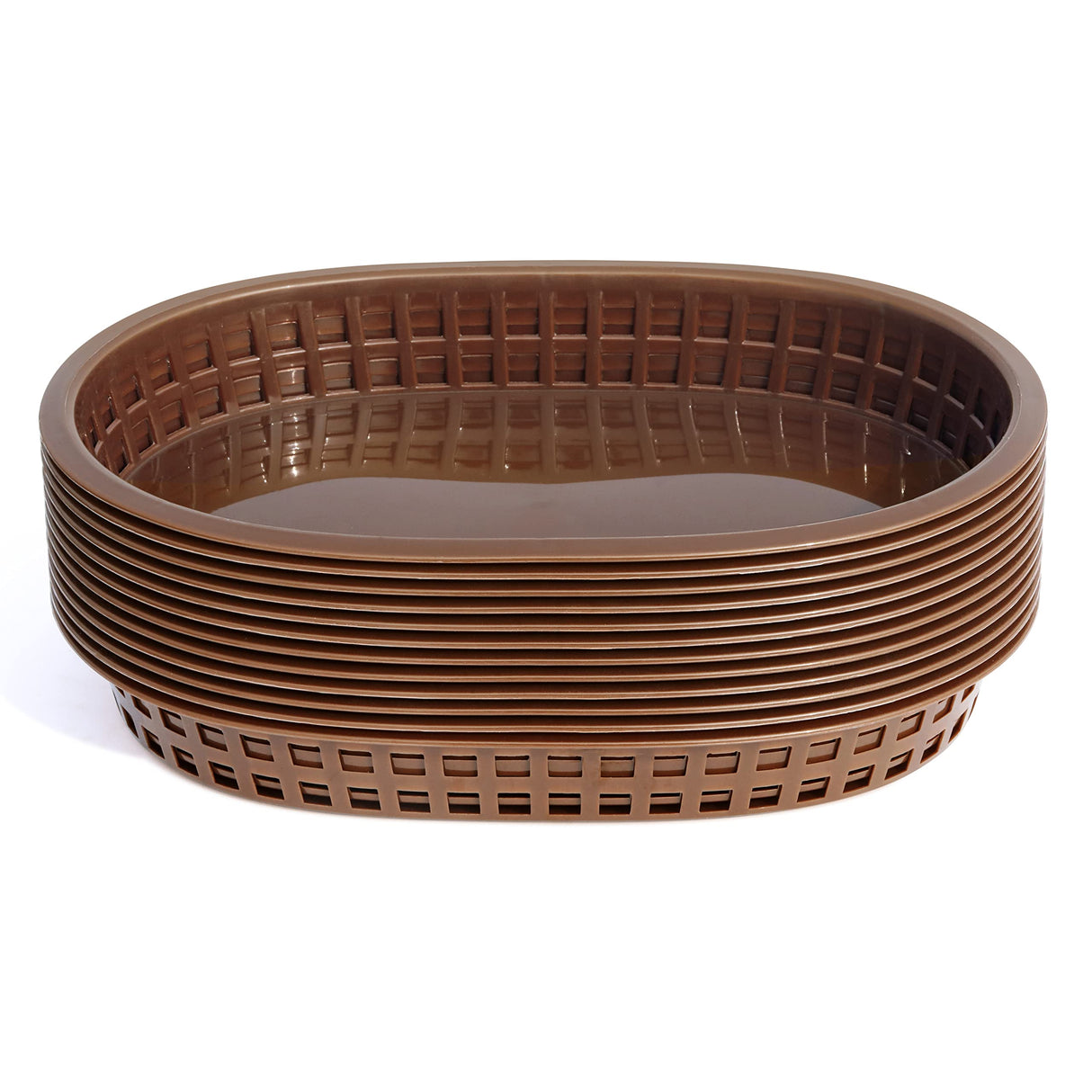 FAST FOOD BASKET, FLAT OVAL