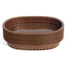 FAST FOOD BASKET, FLAT OVAL