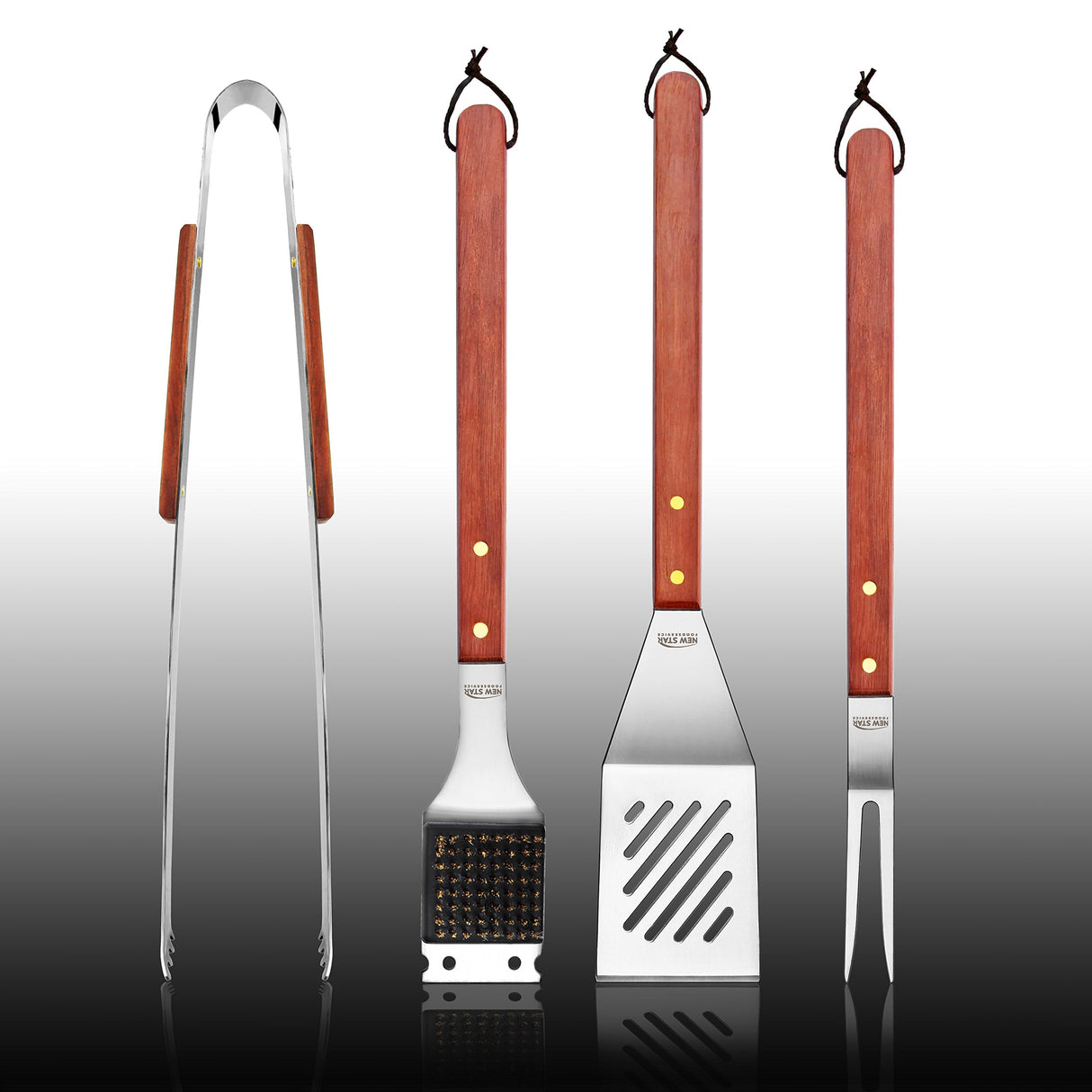4-PIECE BBQ TOOL SET