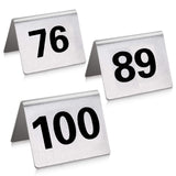 TENT TABLE NUMBERS SET, STAINLESS STEEL