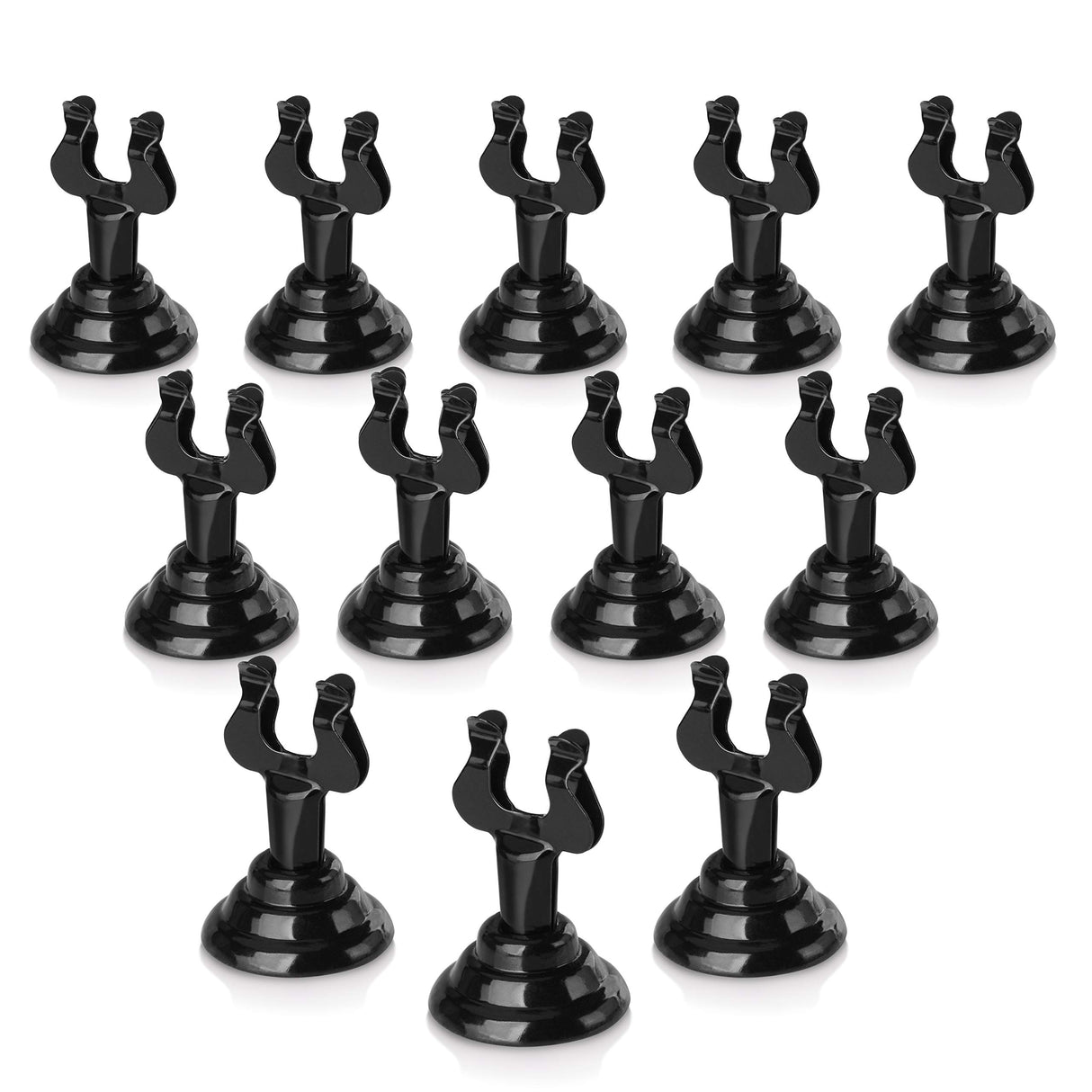 TABLE CARD HOLDER, BLACK, HARP CLIP