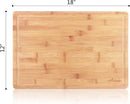 Artaste 28737 Extra Heavy Bamboo Cutting Board, 12 x 18 x 3/4-Inch