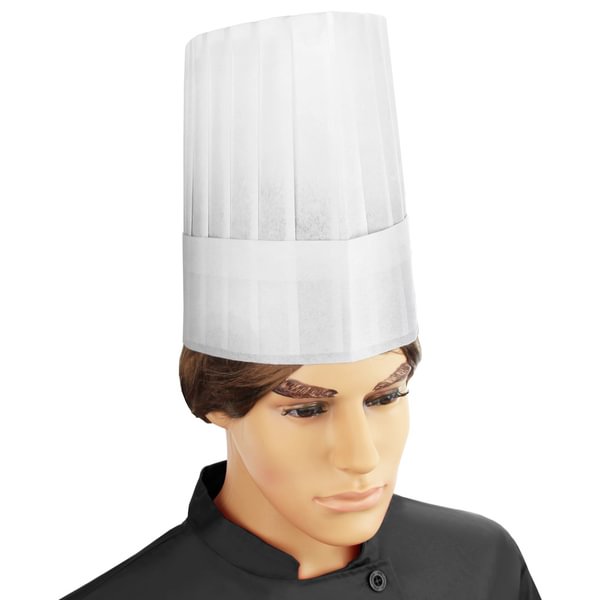 FLAT DISPOSABLE CHEF HAT